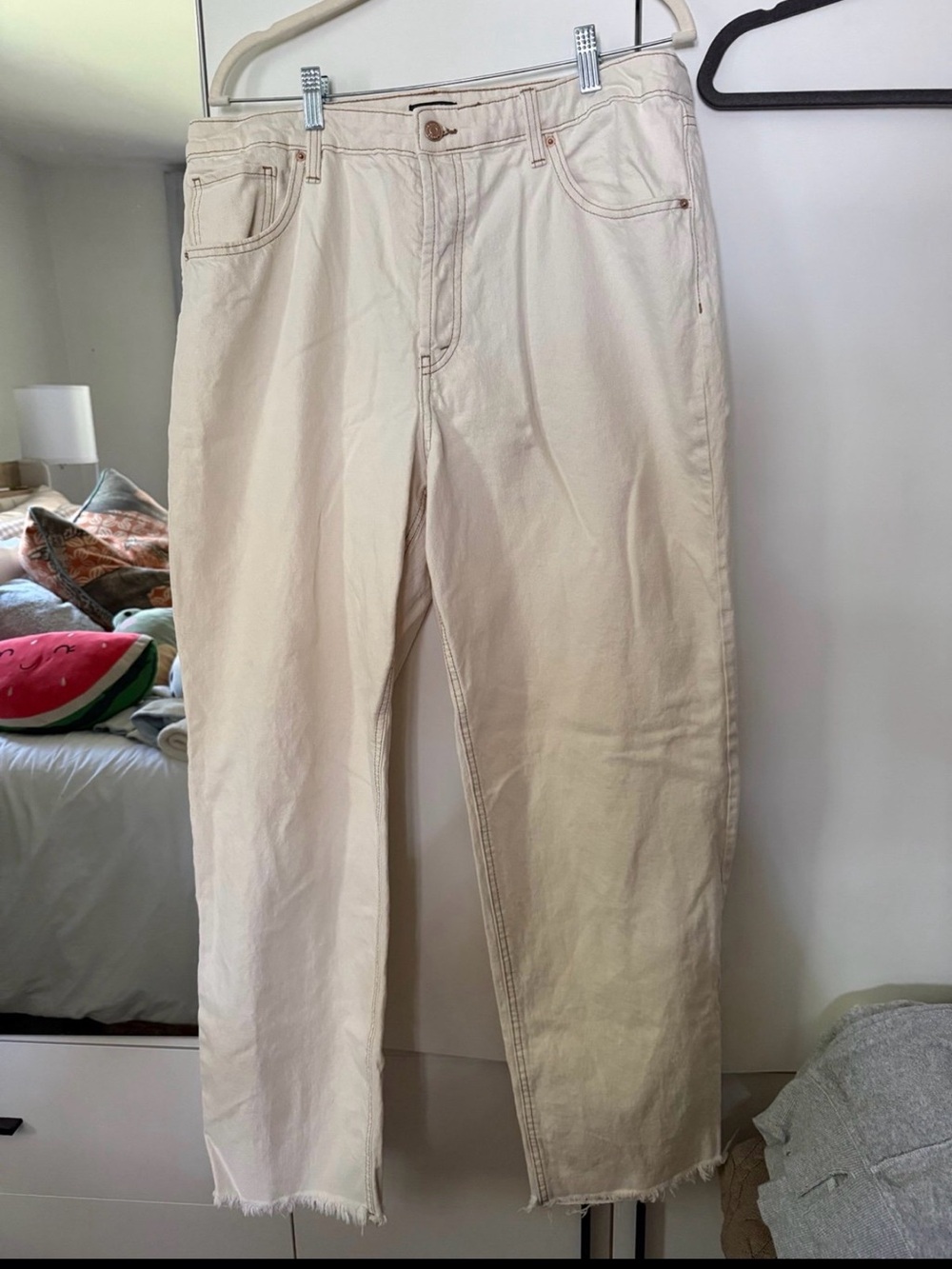 Wild Fable High-Rise Straight Jeans – Cream/Off White – Women’s Size 17